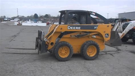 2007 jd 317 skid steer issues